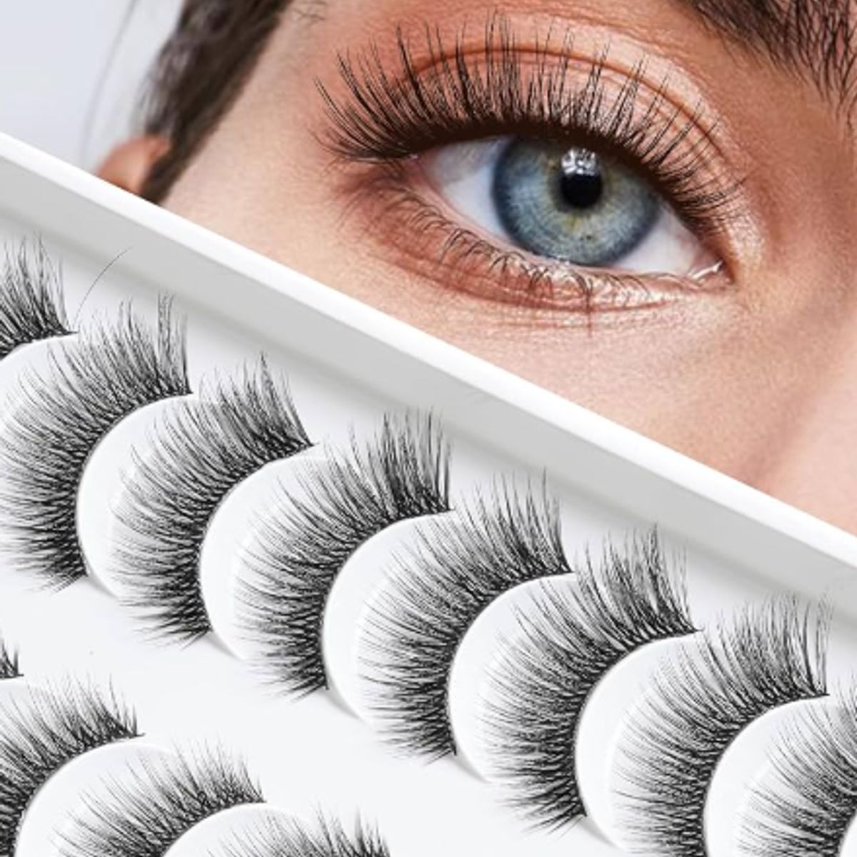 GENERICO - Pestañas Postizas en Tiras x 5 pares