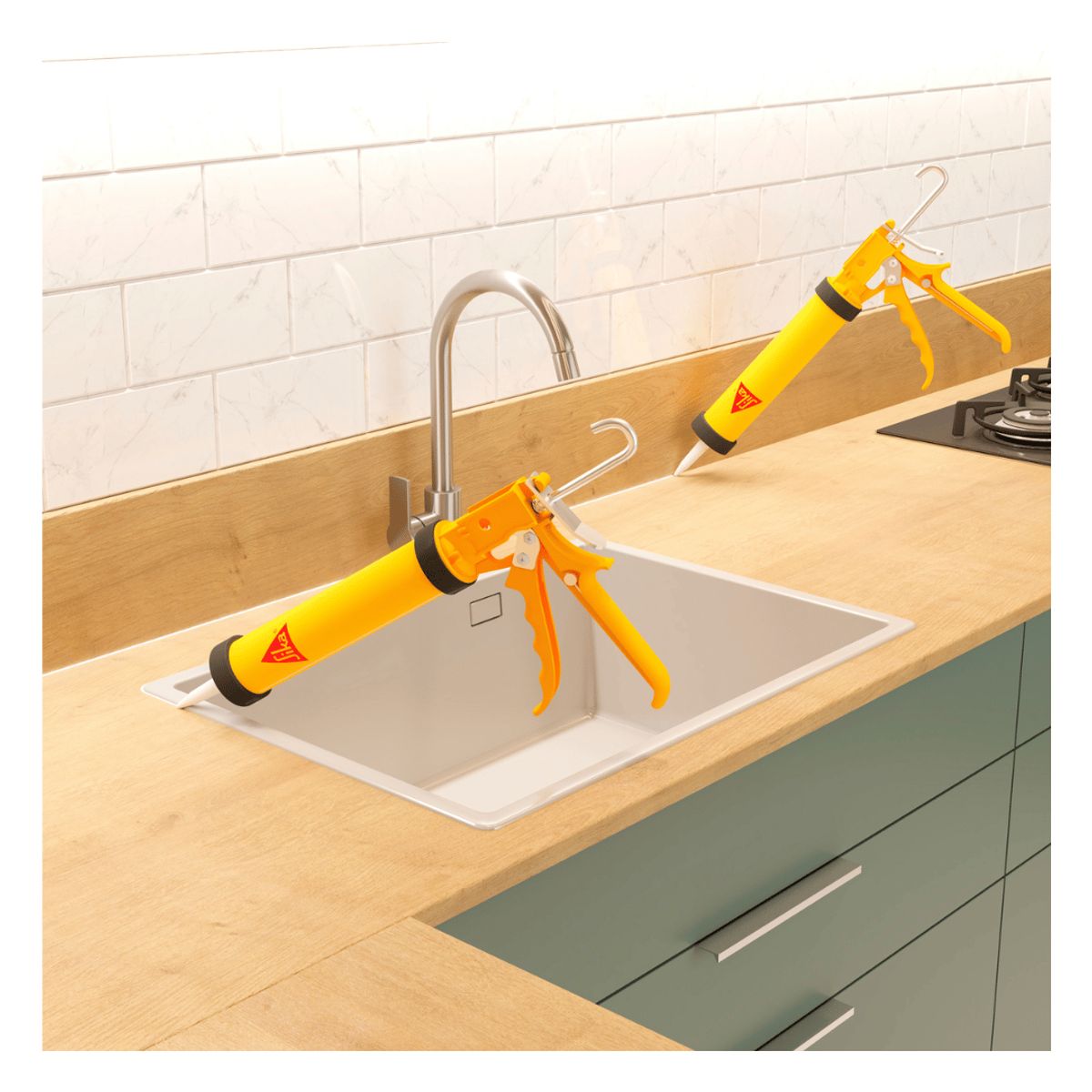 SIKA - Silicona Antihongos p Baños y Cocinas Sika Sanisil Transparente 280ml