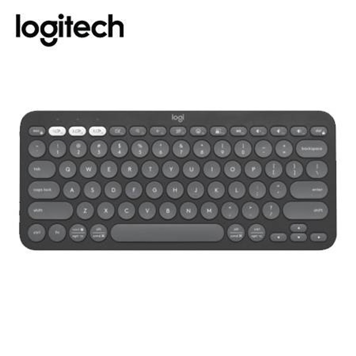 LOGITECH - TECLADO LOGITECH PEBBLE 2 K380S BLUETOOTH/WIRELESS SP GRAPHITE (920-011783)