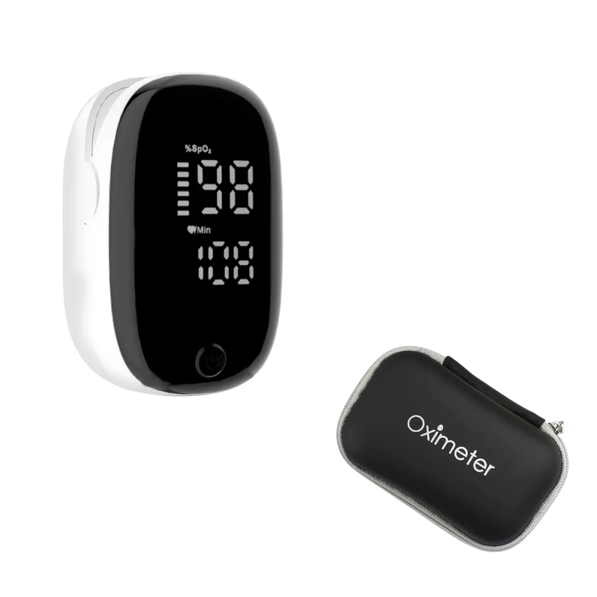 PULSE - Oximetro para yema de dedo y estuche