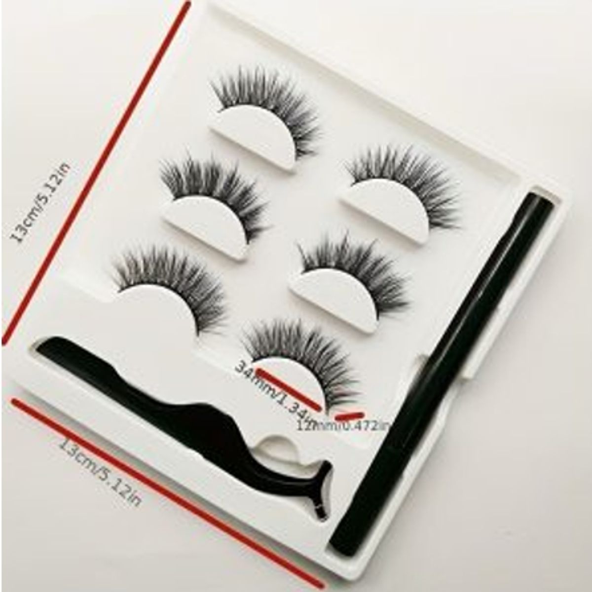 GENERICO - PESTAÑAS MAGNETICAS 3D PARES EVER BEAUTY