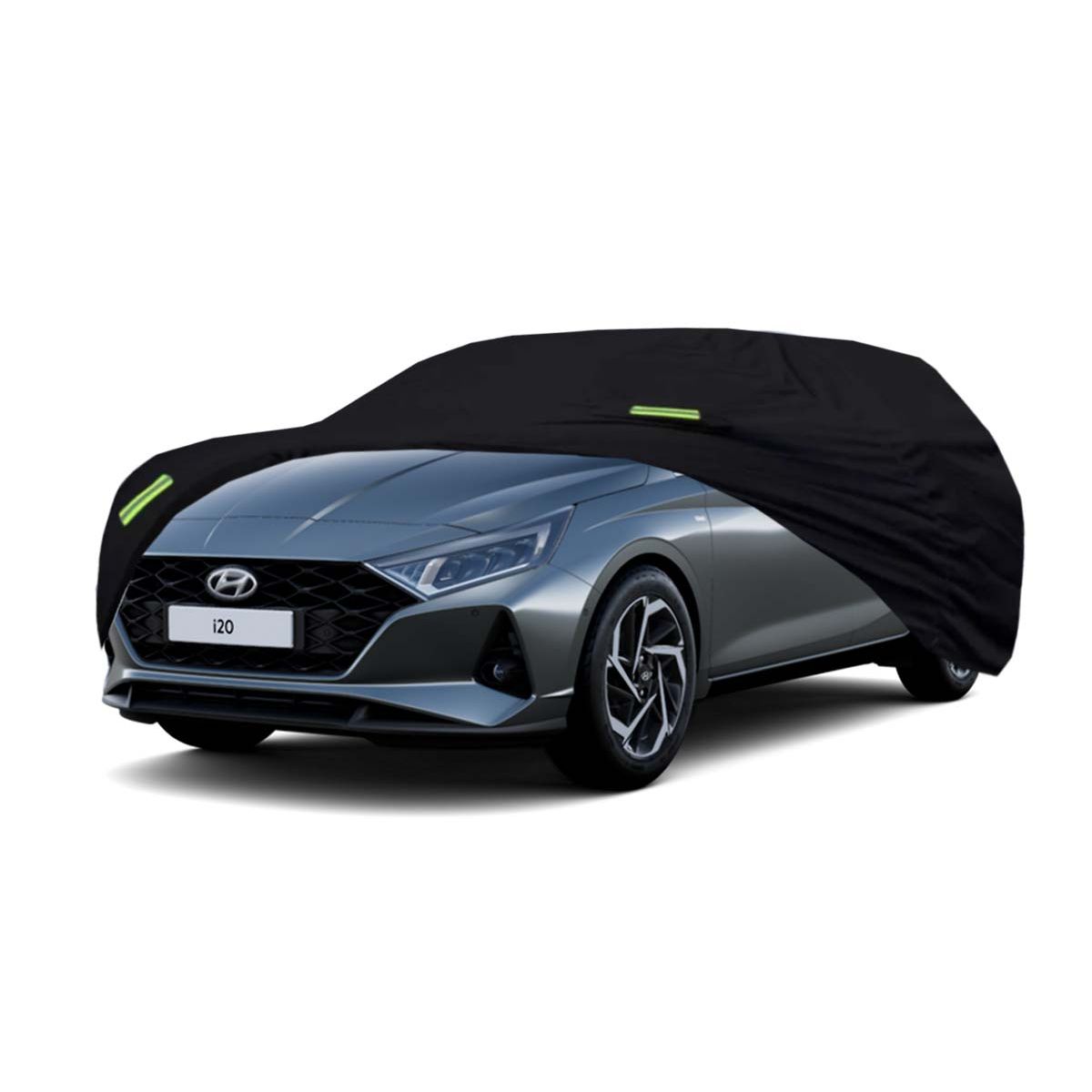 FUNCOVER - Cobertor Hatchback I20 Impermeable Funda Premium Negro