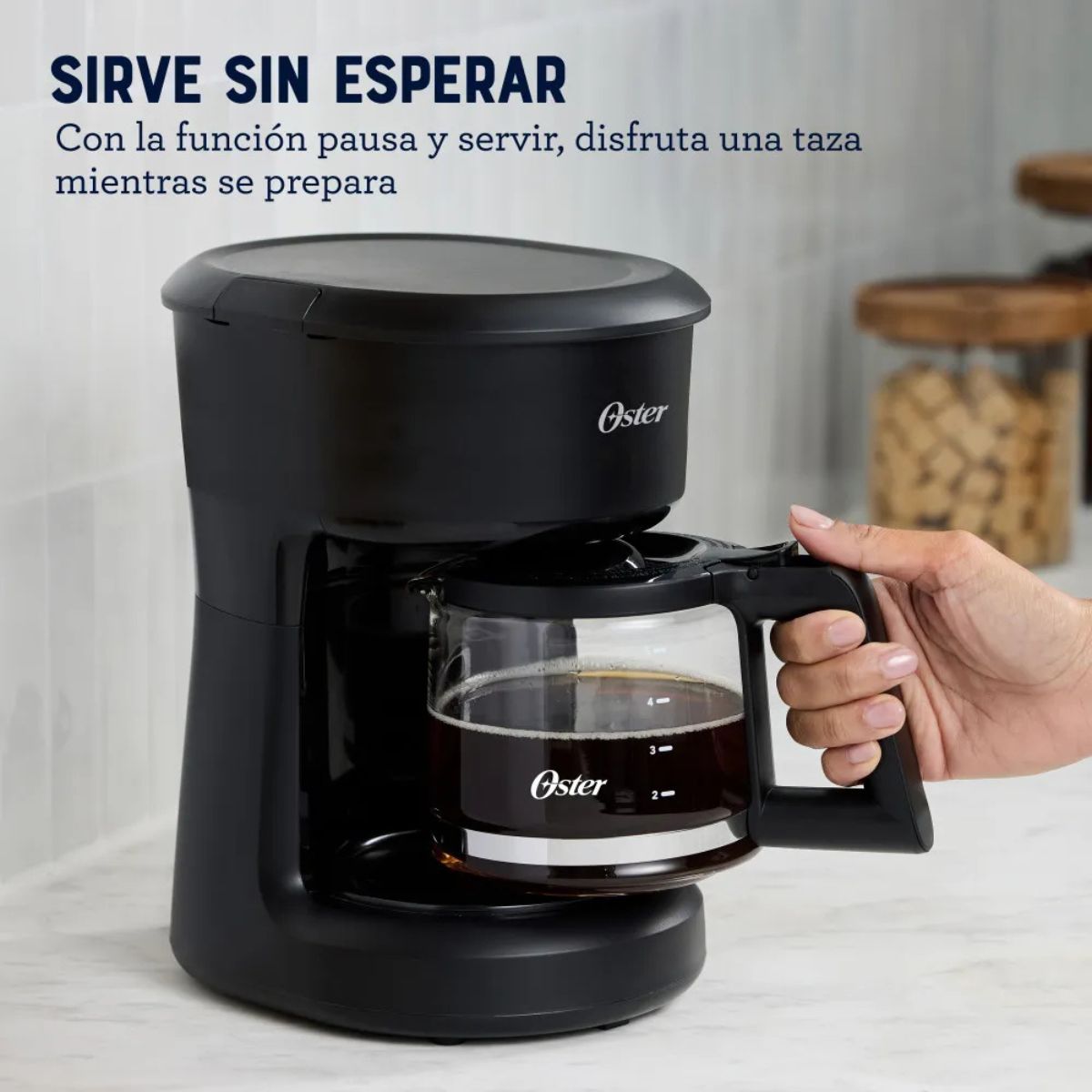 OSTER - COMBO OSTER CAFETERA 5 TAZAS BVSTDCS51B+ SANDWICHERA 2885