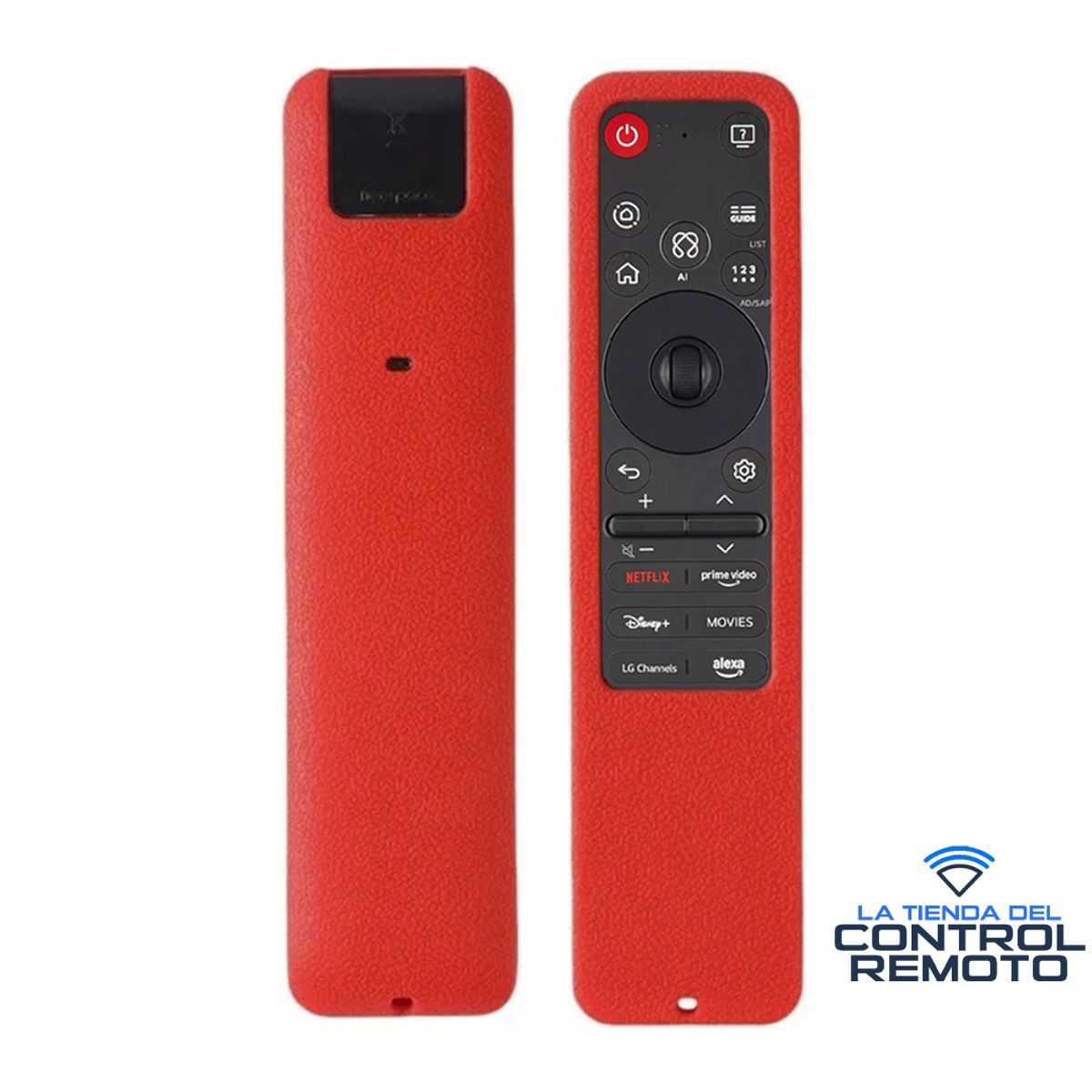 GENERICO - Funda Protector para Control LG Magic Mr25 - Rojo