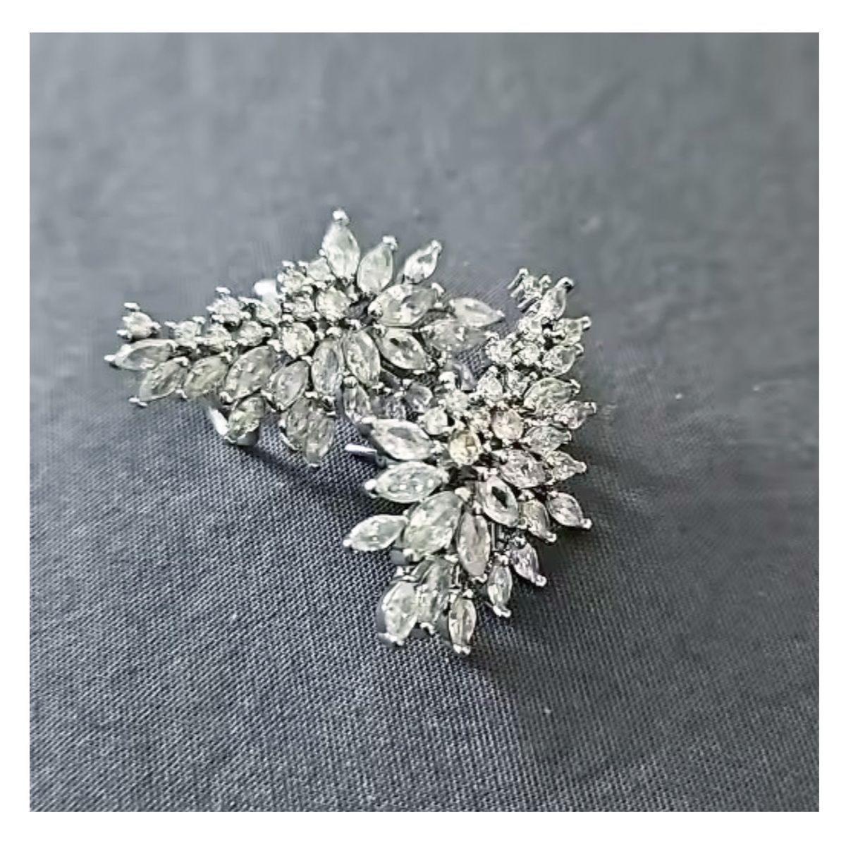 LA TIENDA 88 JOYAS Y ACCESORIOS - La Tienda 88 - Aretes Pendientes De Fiesta Mujer Gota de Cristal - Blanco