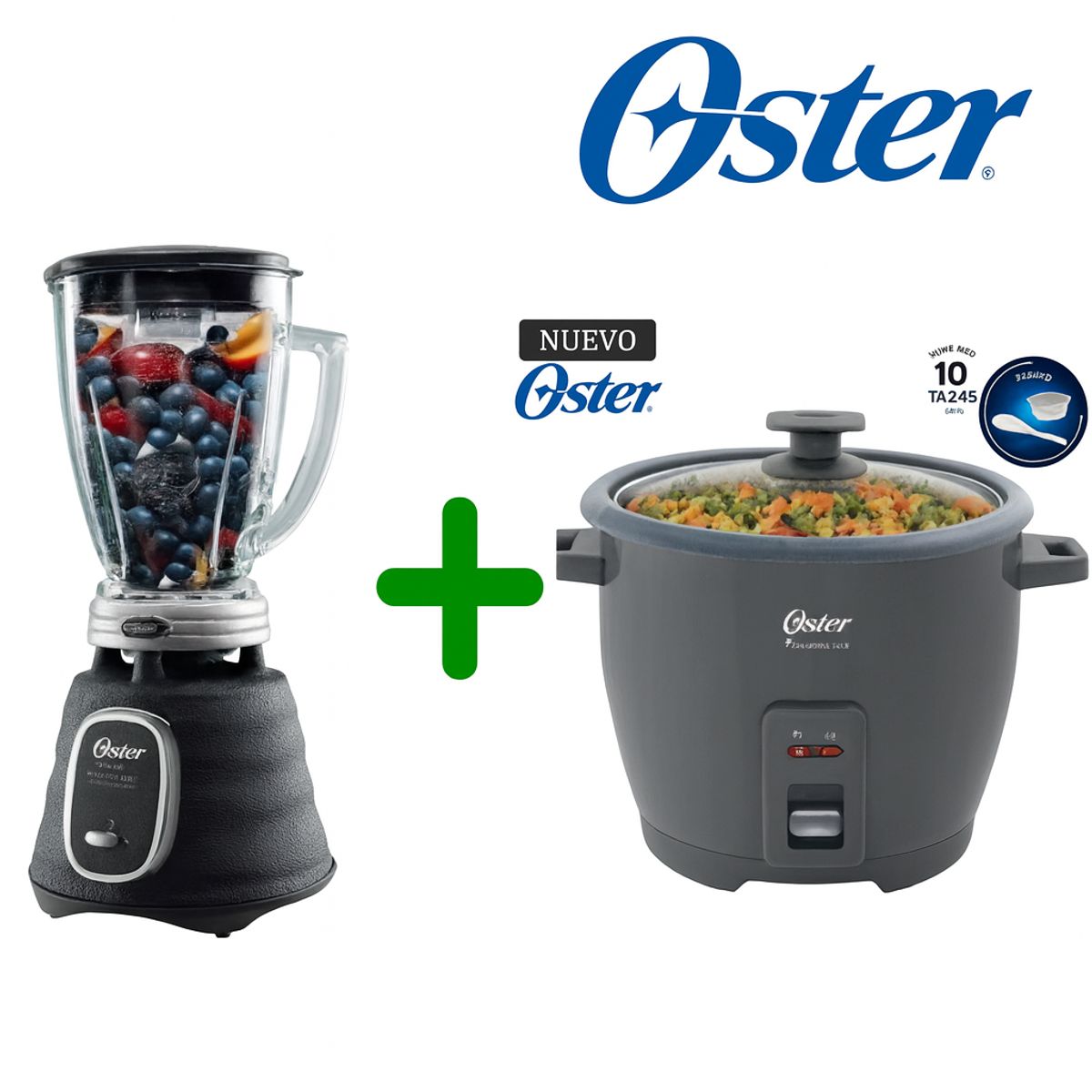 OSTER - Combo Oster Licuadora BLSTBPST - 700Watts +Olla Arrocera 1.8 L