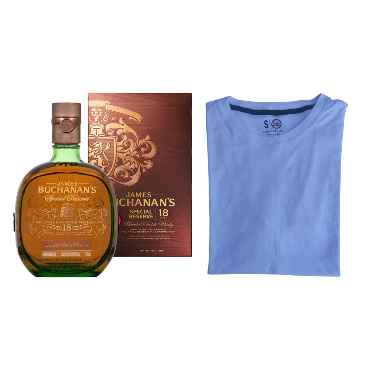 BUCHANANS - Pack Buchanans 18 años 750ml + Polo