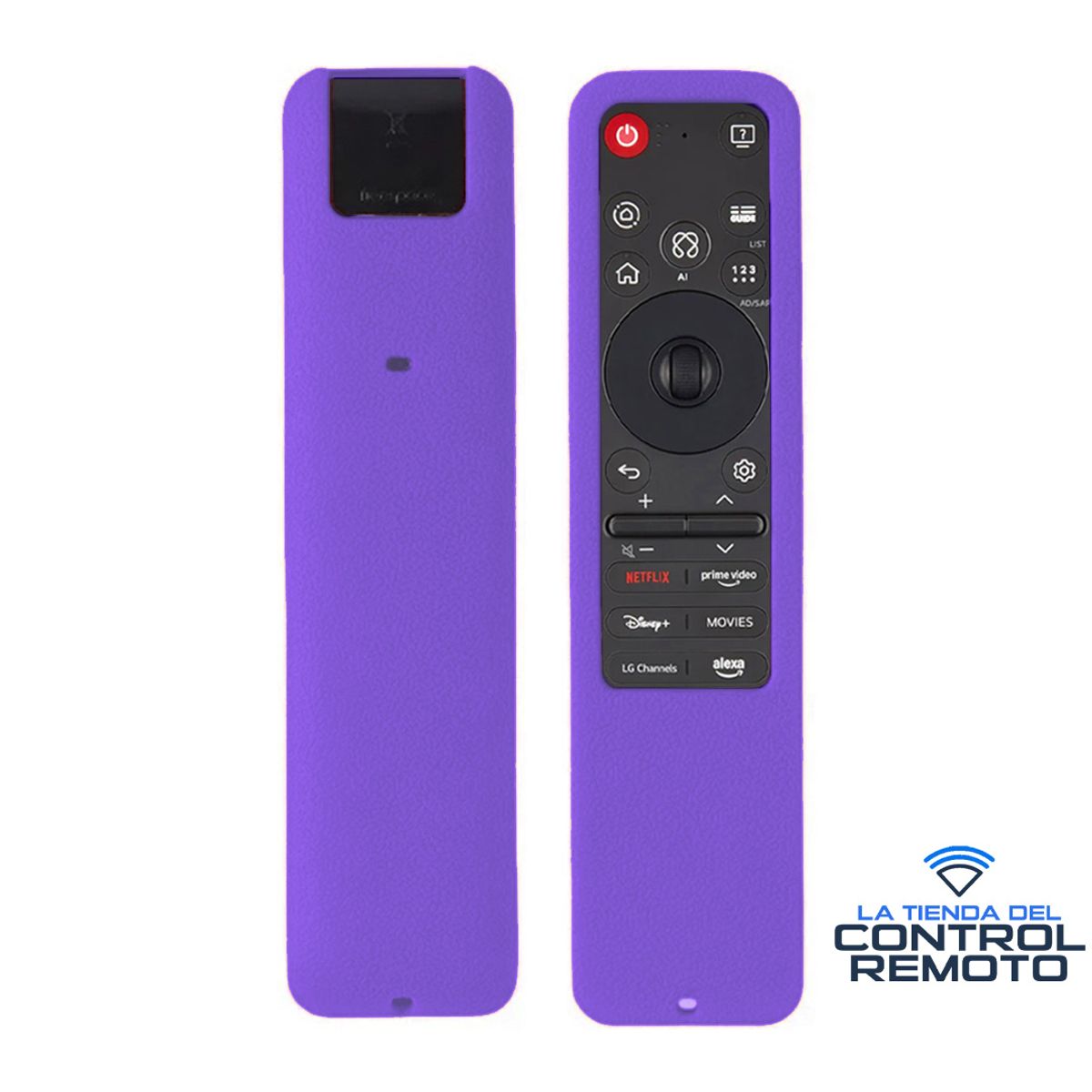 GENERICO - Funda Protector para Control LG Magic Mr25 - Lila