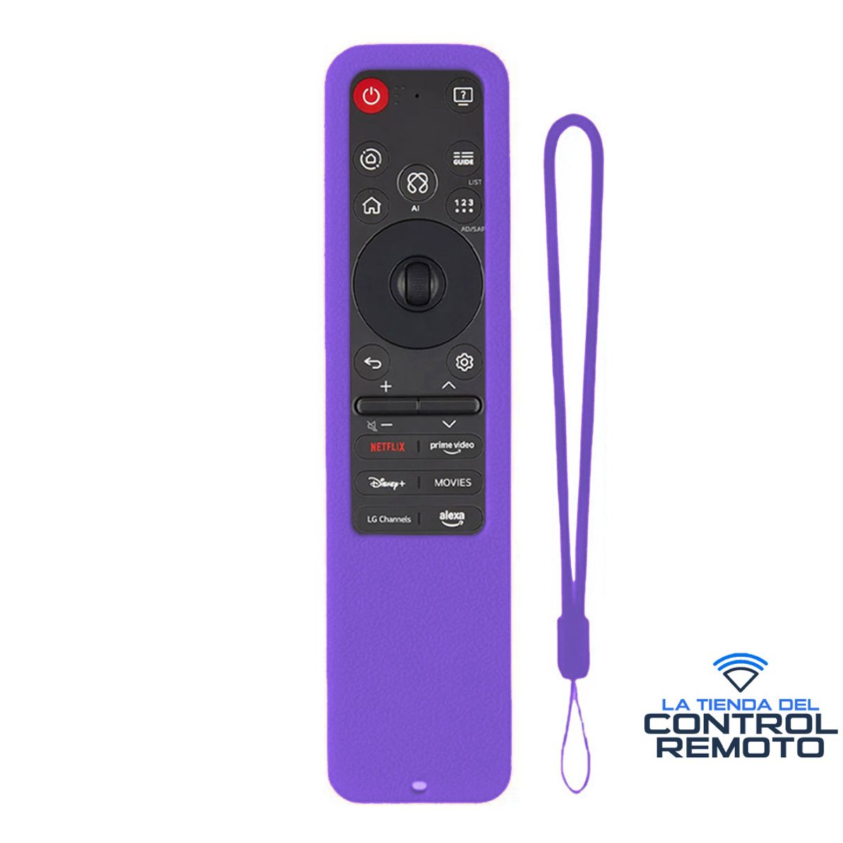 GENERICO - Funda Protector para Control LG Magic Mr25 - Lila