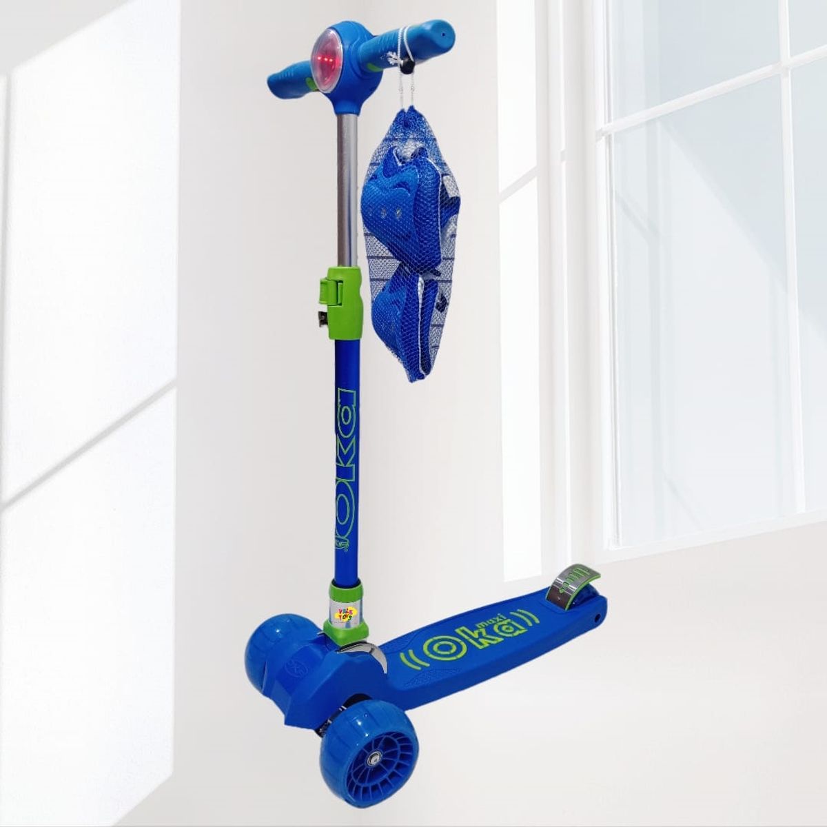 OKA - SCOOTERS PARA NIÑOS MAXI OKA DELUXE CON BLUETOOTH AZUL VERDE