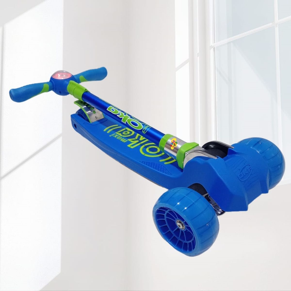 OKA - SCOOTERS PARA NIÑOS MAXI OKA DELUXE CON BLUETOOTH AZUL VERDE