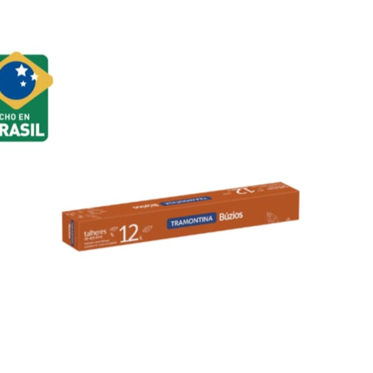 TRAMONTINA - TENEDOR  DE MESA BUZIOS TRAMONTINA 12 PIEZAS