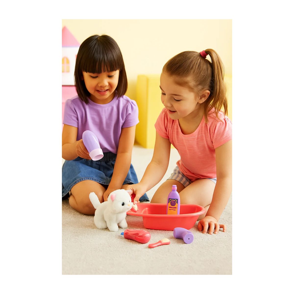 GENERICO - Bañera con Mascota Camina Sonido y Movimiento Premiun