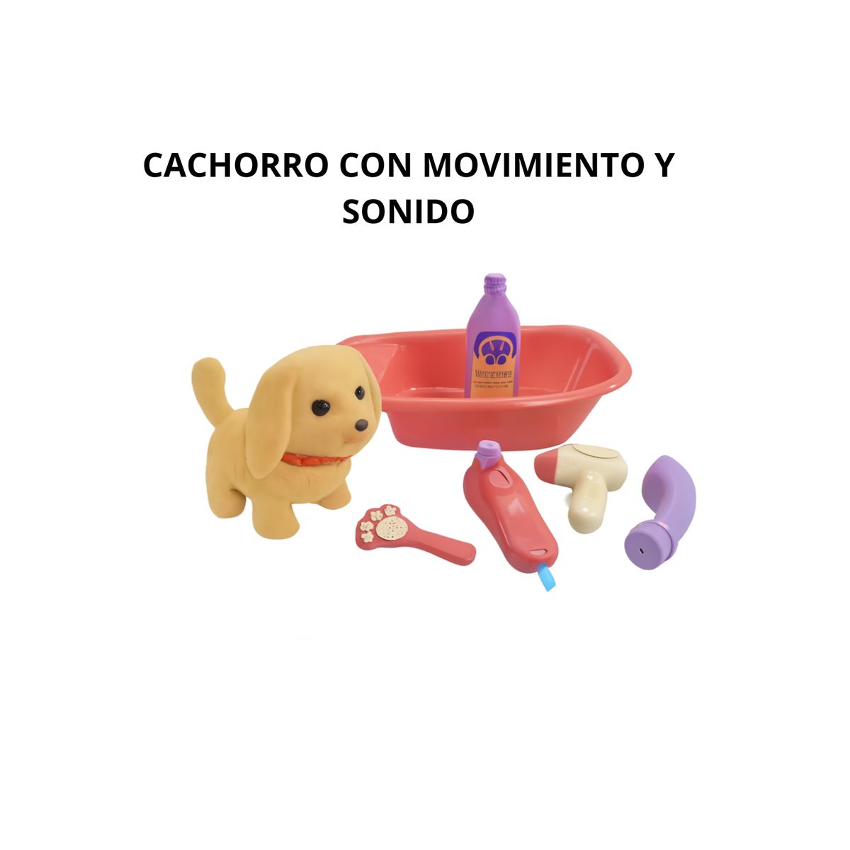 GENERICO - Bañera con Mascota Camina Sonido y Movimiento