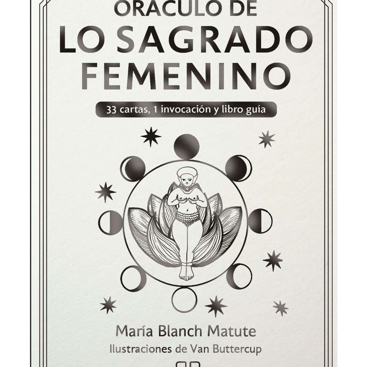 GENERICO - Oráculo de Lo Sagrado Femenino 33 cartas, 1 invocación y libro guía