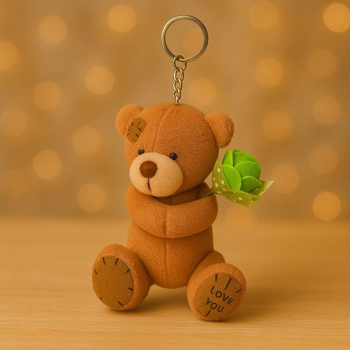 GENERICO - Osito marron rosa verde