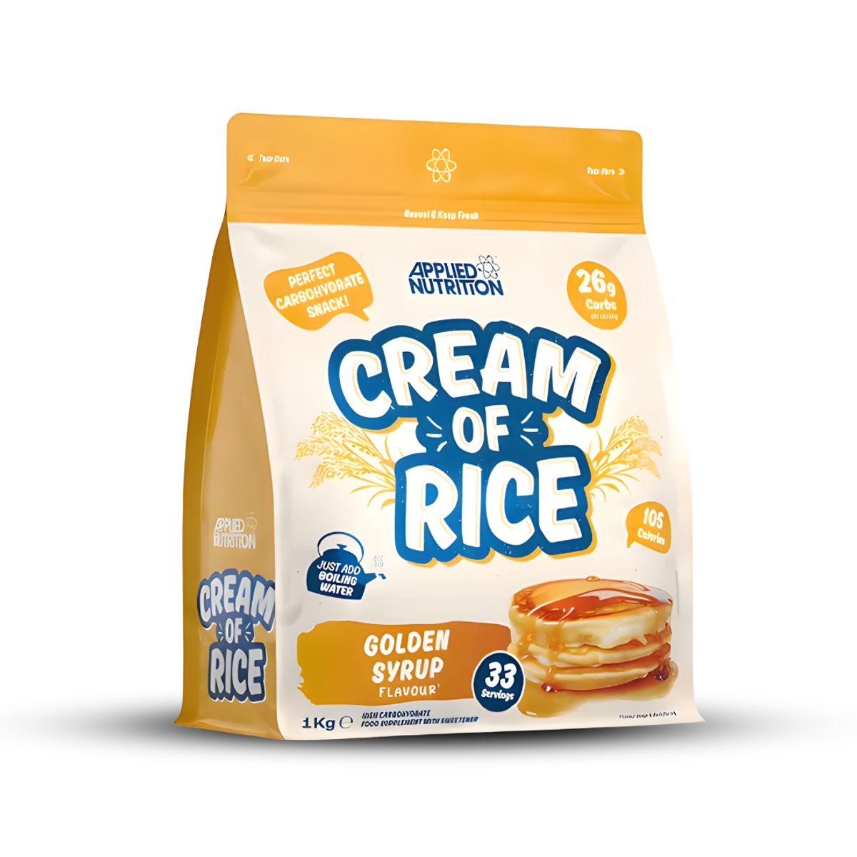 APPLIED NUTRITION - Crema de Arroz Applied Nutrition 1 Kg Cream of rice - Golden Syrup