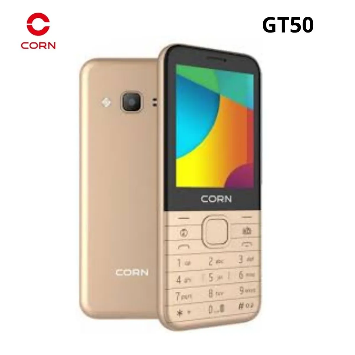 CORNER - CELULAR BASICO CORN GT50 4G DUAL SIM -DORADO