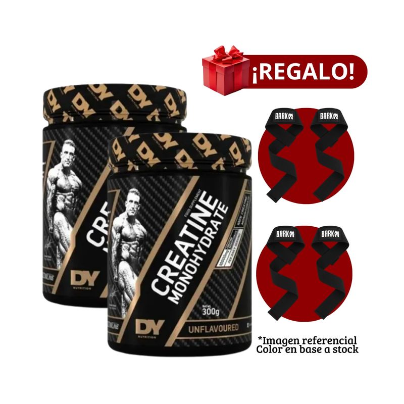 DORIAN YATES - 2 Creatinas Dorian Yates 300g+2 Straps