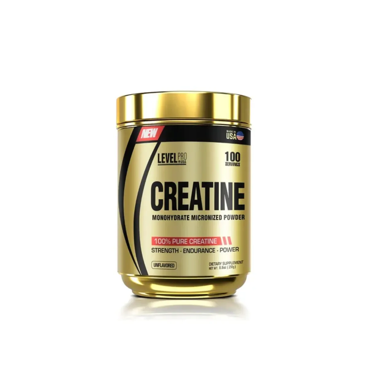 LEVEL PRO - Creatina Level Pro 250g+Portaproteína