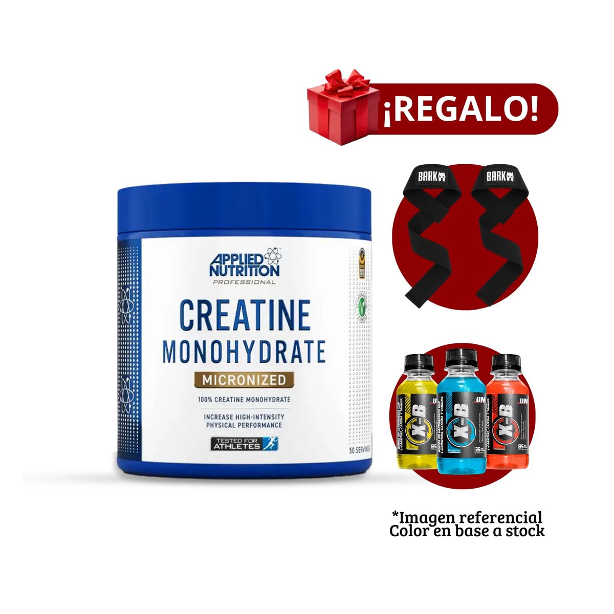 APPLIED NUTRITION - Creatina Applied Nutrition 250g+Straps + XB