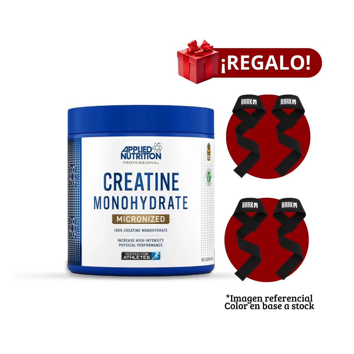 APPLIED NUTRITION - Creatina Applied Nutrition 250g+2 Straps