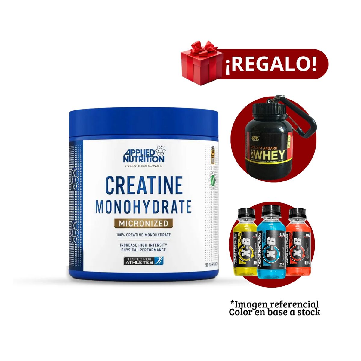 APPLIED NUTRITION - Creatina Applied Nutrition 250g+Portaproteína+XB