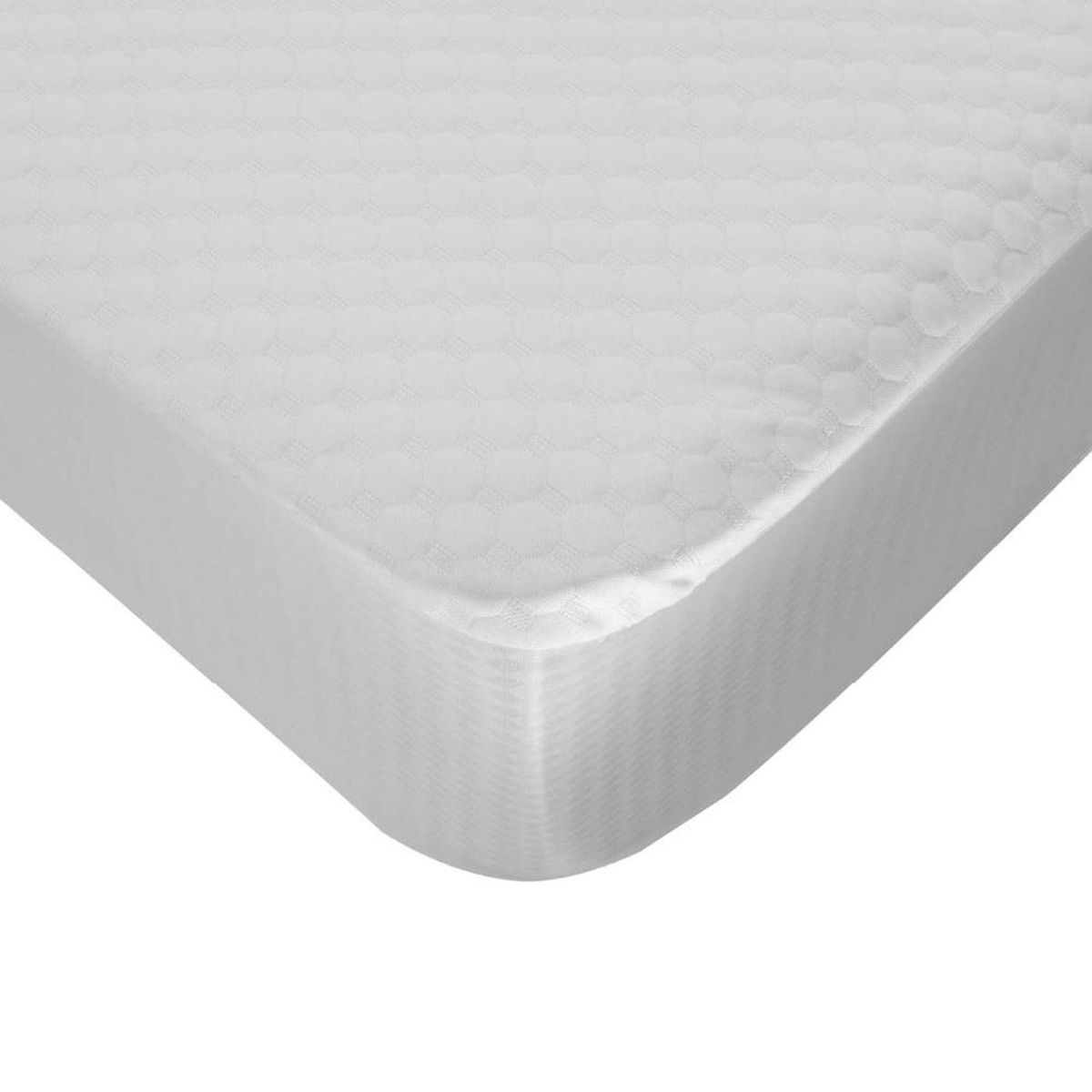 RIVESI - Protector de Colchón Impermeable Transpirable Antiácaros y Lavable de 1.5 Plazas BLANCO