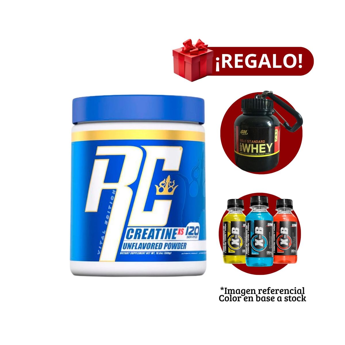 RONNIE COLEMAN - Creatina Ronnie Coleman 300g+Portaproteína+XB