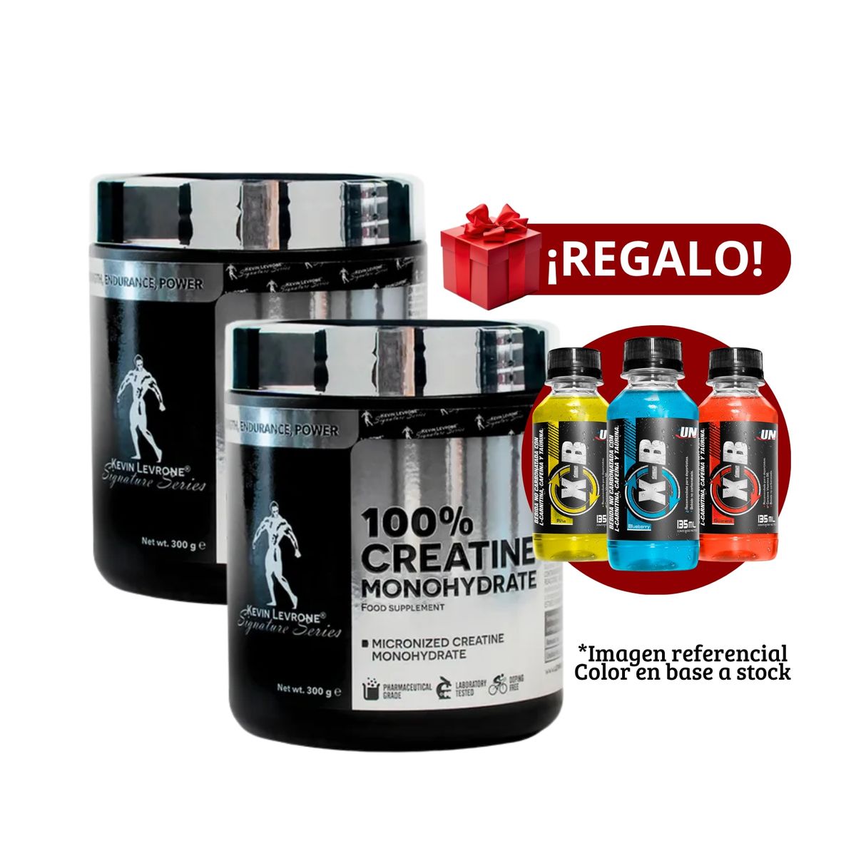 KEVIN LEVRONE - 2 Creatinas Kevin Levrone 300g+XB