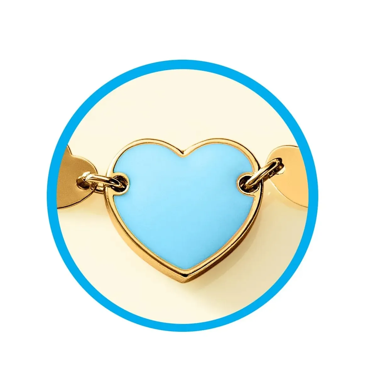 ESIKA - Collar Rainbow Hearts Corazon Niña Esika