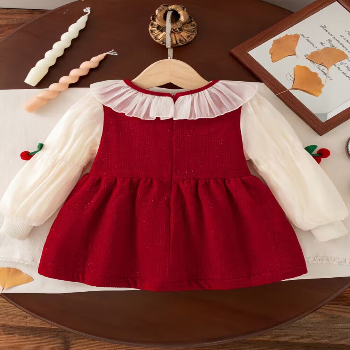 GENERICO - VESTIDO NAVIDAD PARA NIÑA - FIESTA NAVIDEÑA