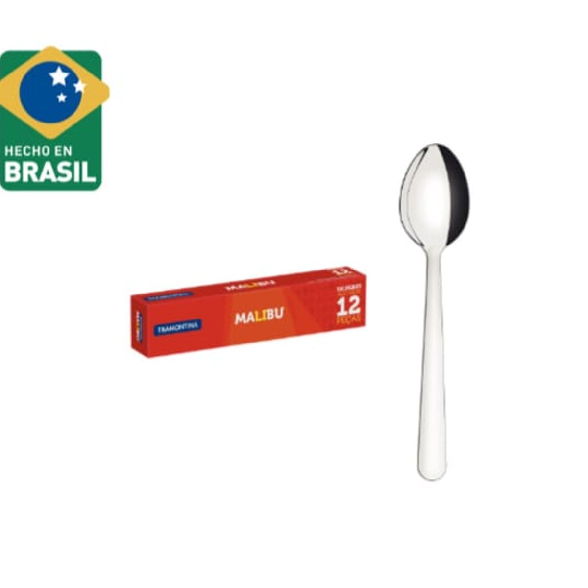 TRAMONTINA - CUCHARA DE MESA MALIBU  TRAMONTINA 12 PIEZAS