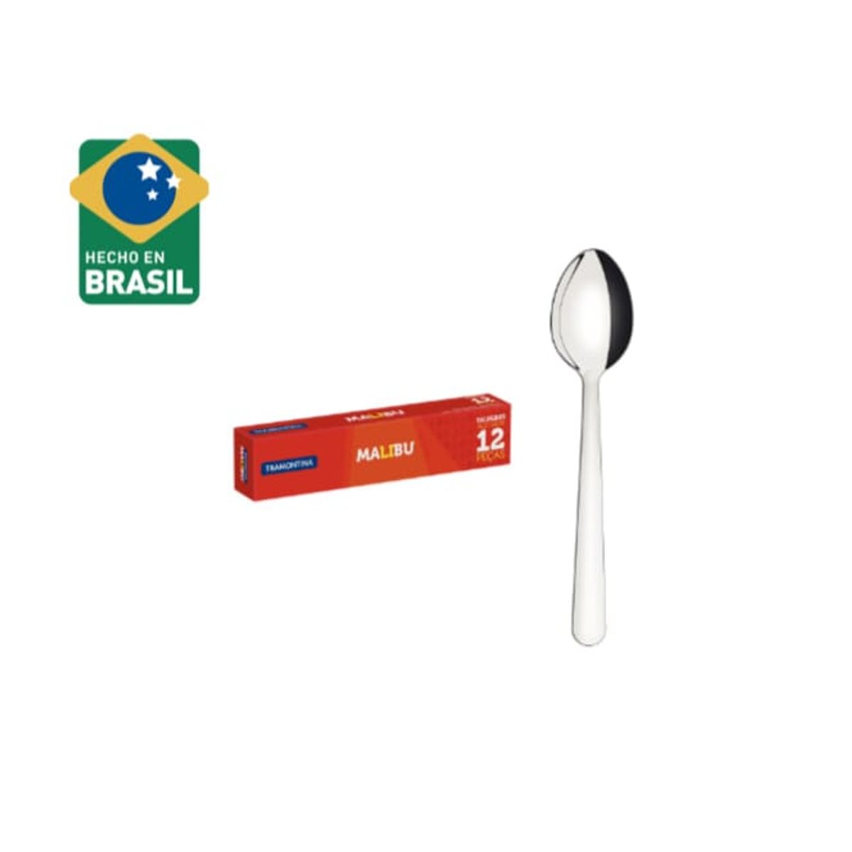 TRAMONTINA - CUCHARA DE MESA MALIBU  TRAMONTINA 12 PIEZAS