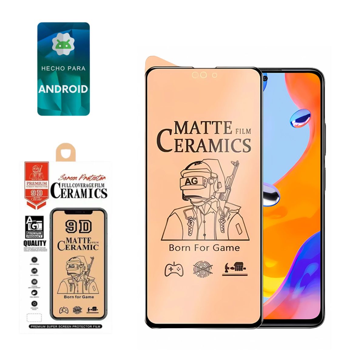 SHIELD - Mica Protector de Pantalla de Cerámica Mate para Samsung Galaxy A20