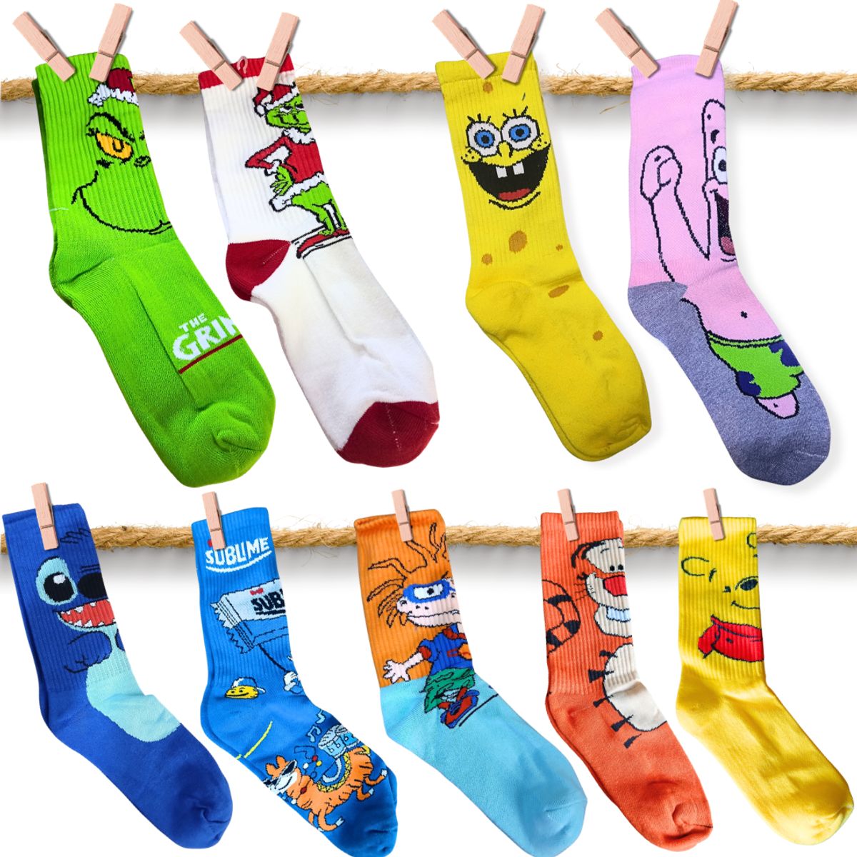 GENERICO - Medias calcetín regalo amigo amiga mamá papá dama caballero 3 pares aleatorio