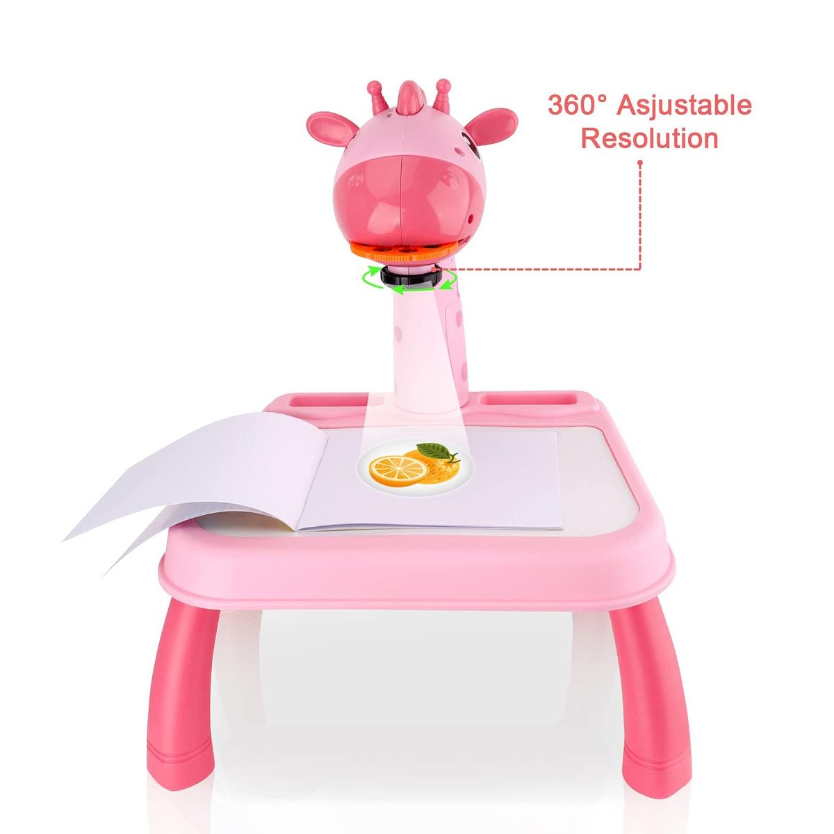 GENERICO - MESA PROYECTOR PIZARRA JIRAFA JUGUETE DIDACTICO NIÑAS