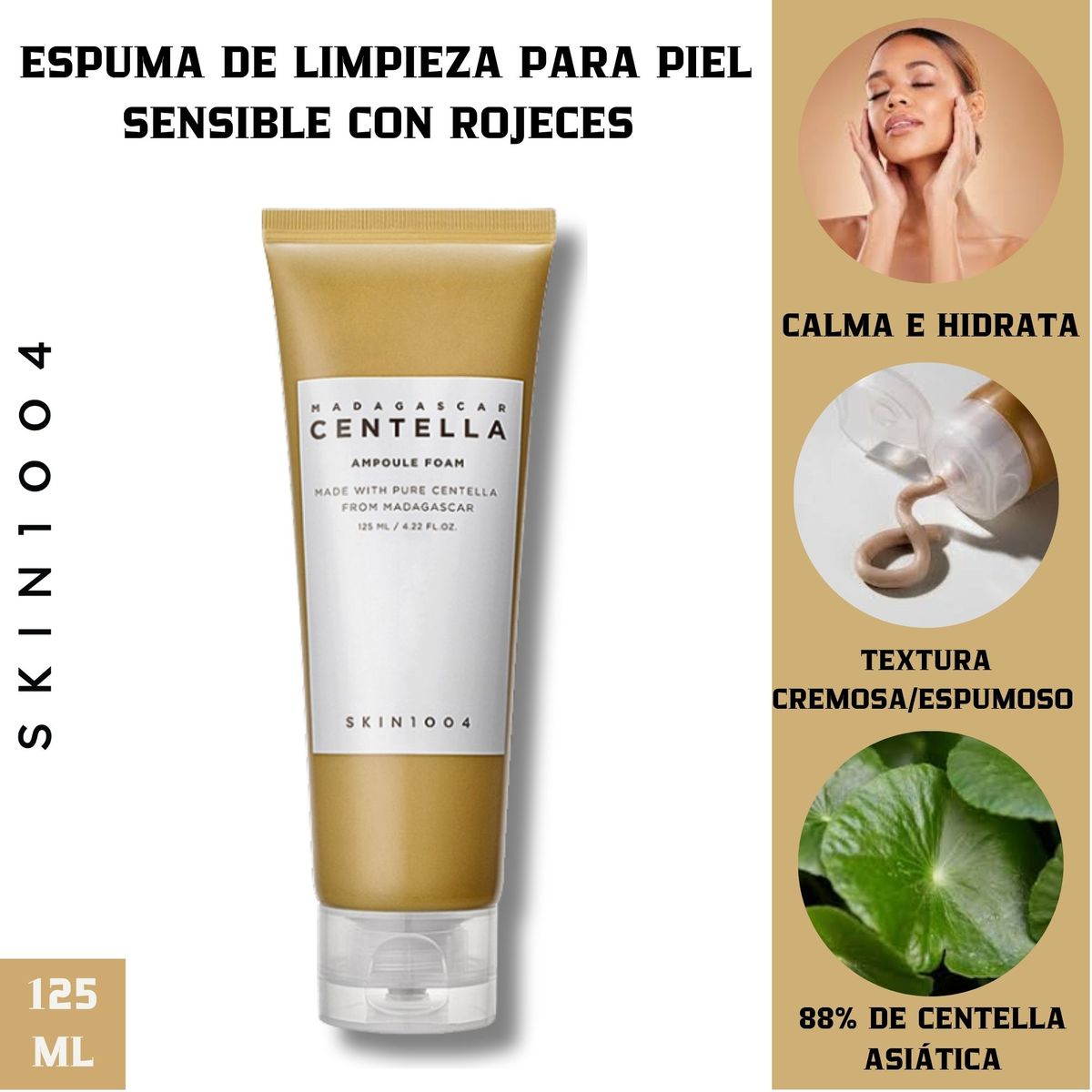 SKIN1004 - Espuma Limpieza Madagascar Centella Ampoule Foam 125ml