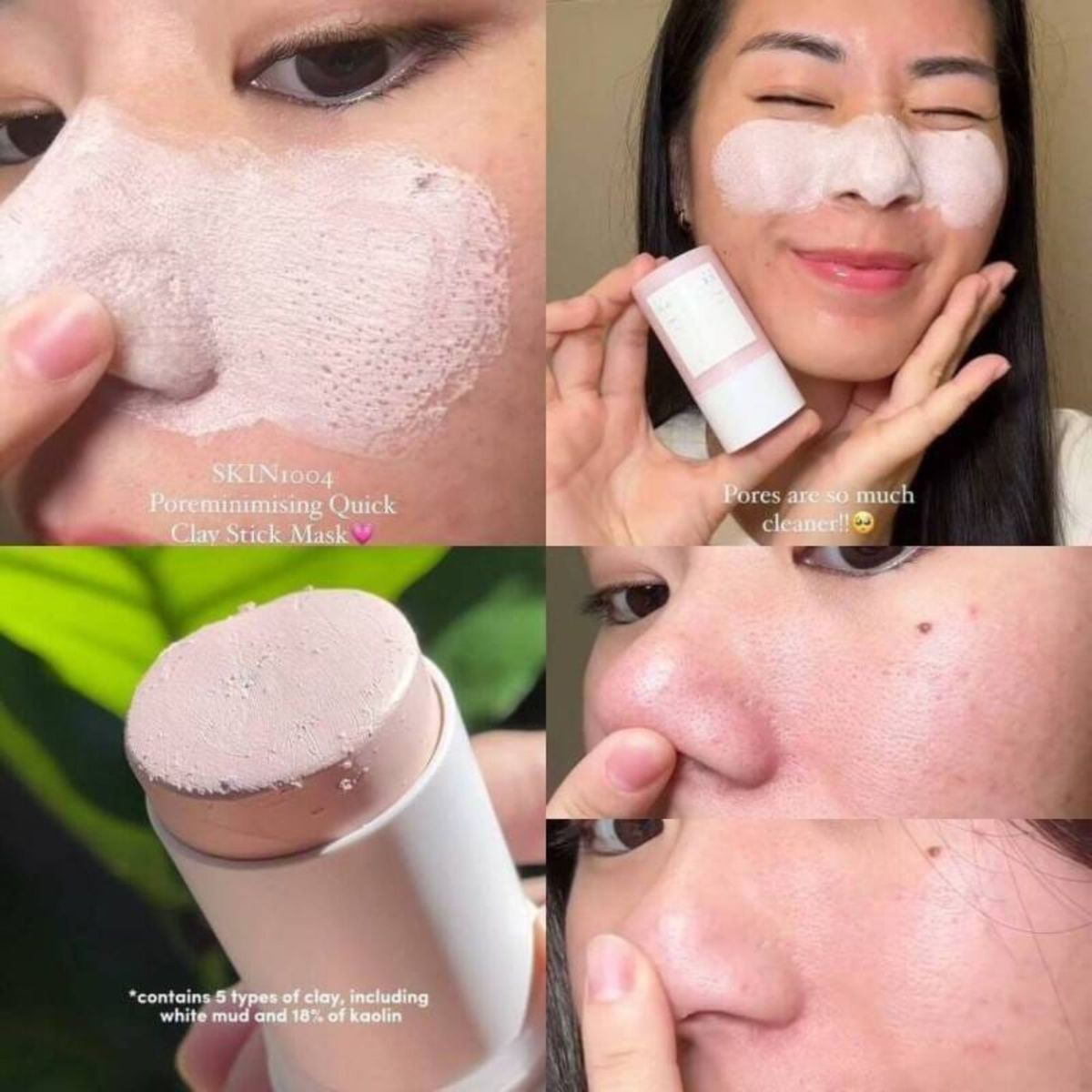 SKIN1004 - Mascarilla para Poros abiertos calma y control brillo  en Barra Poremizing Quick Clay Stick Mask 27gr