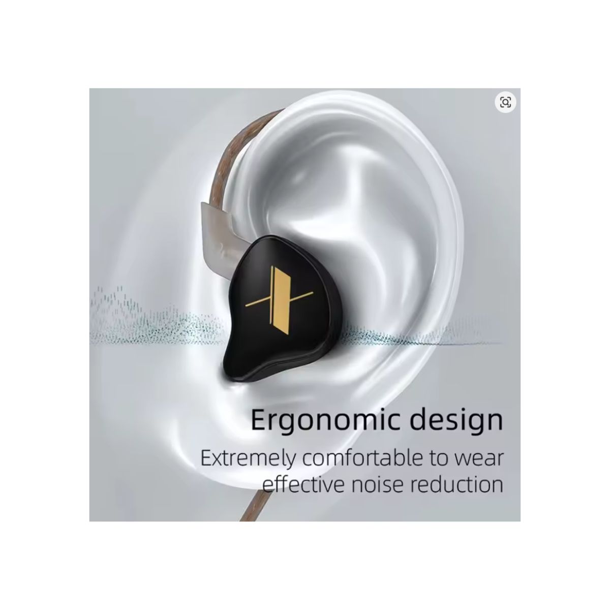 KZ - Audífonos EDX Hifi Sin Micrófono - Negro