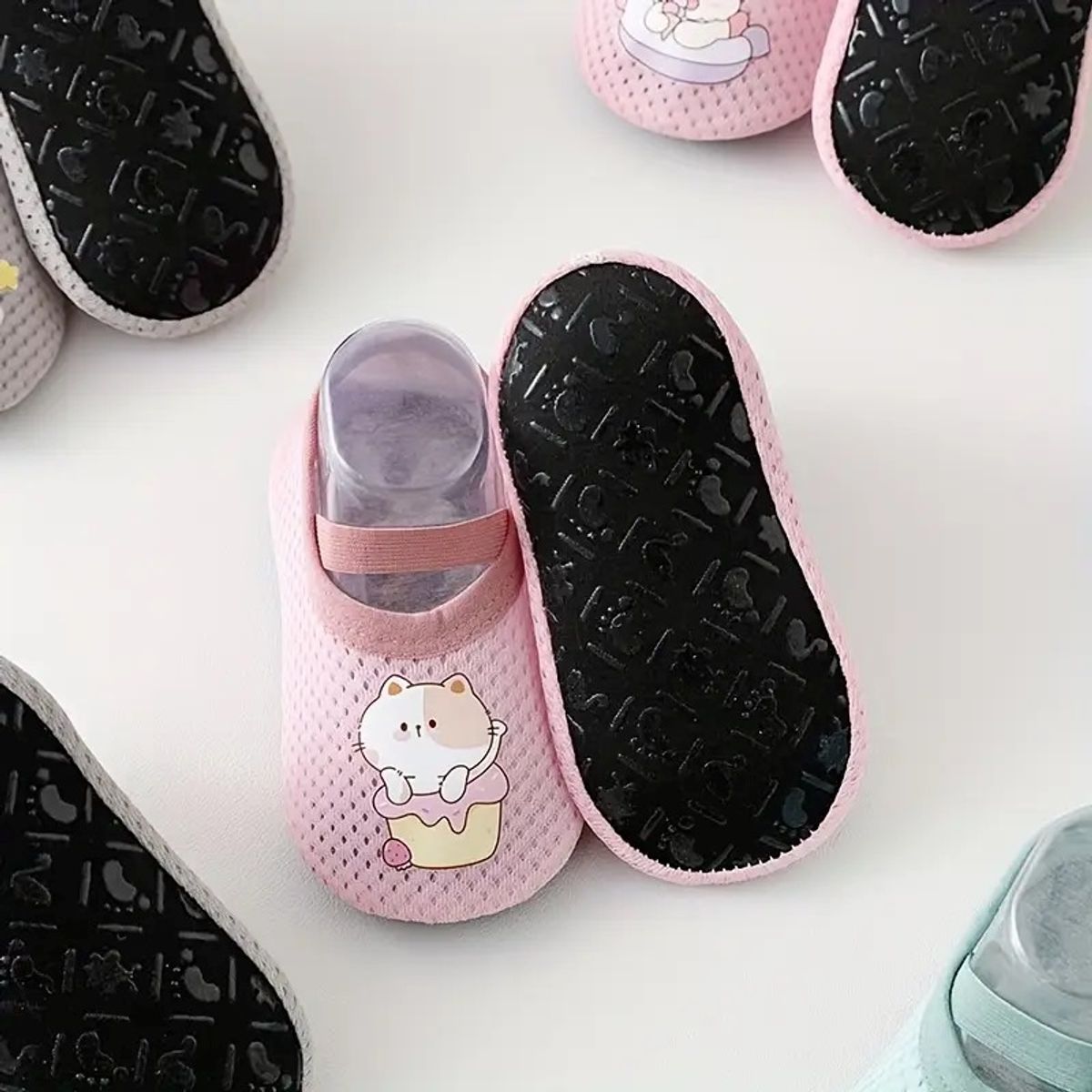 GENERICO - Zapimedia antideslizante bebé Medias y vincha