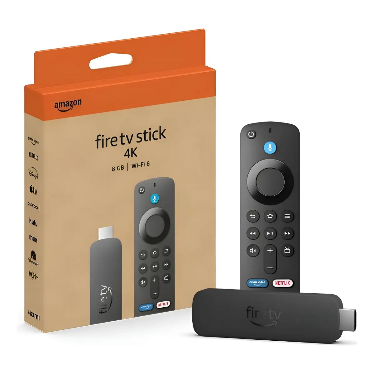 AMAZON - Amazon Fire Tv Stick 4k Fire Tv Stick 4k Pilas 4k Negro