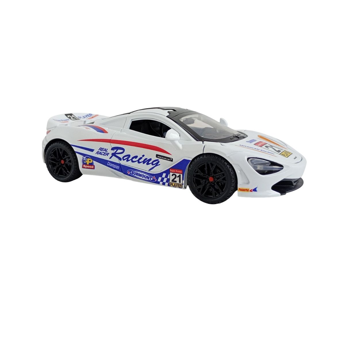 DIECAST MASTER - Auto Coleccion Mclaren 720 S GT Escala 1: 24 Diecast Sonido Y Luz