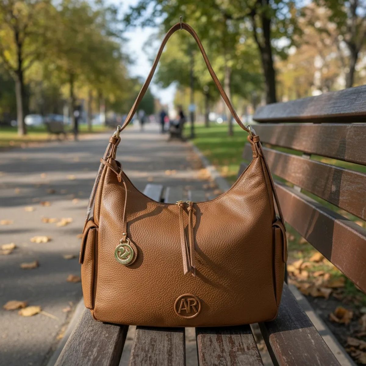 GENERICO - CARTERA BOLSO HOBO ARDILLA ROJA 2 PIEZAS LLAV