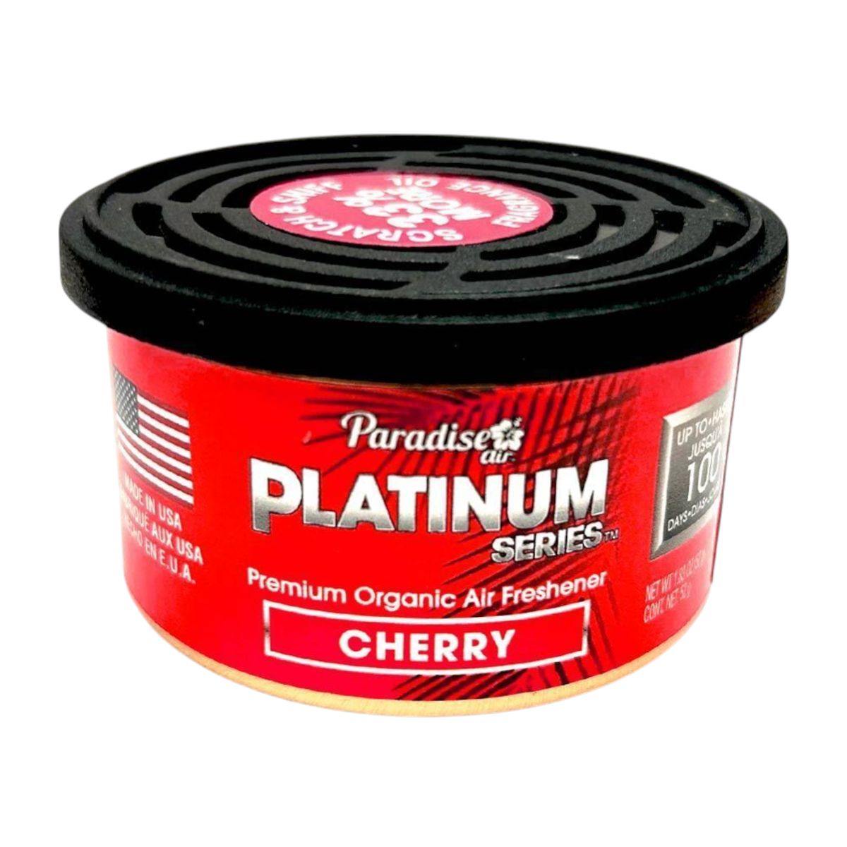 GENERICO - Ambientador para auto PARADISE AIR Platinum series 100dias - Cereza