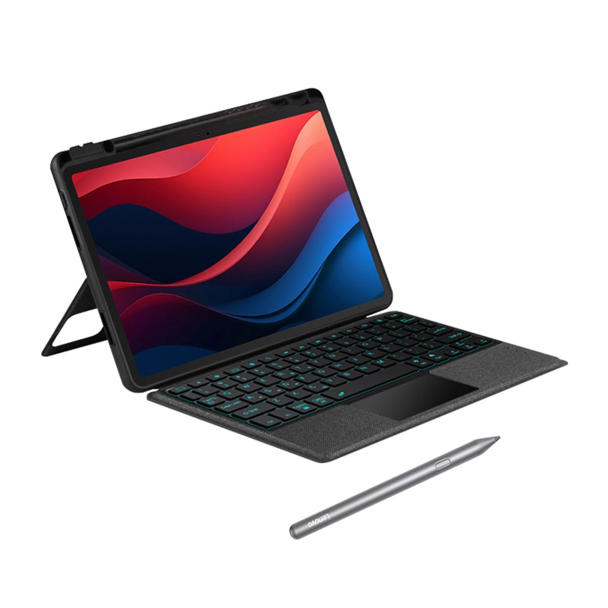 LENOVO - Tablet Lenovo M11 K10 8GB+128GB WiFi 11Pulgada Gris+Teclado Negro+Lápiz táctil