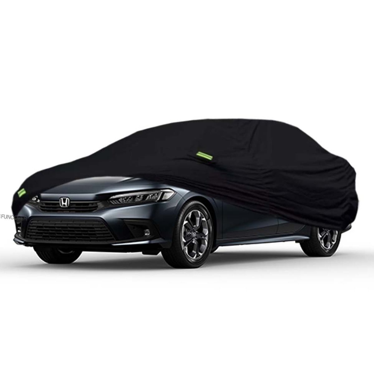 FUNCOVER - Cobertor Auto Honda Civic Impermeable Funda Premium Negro