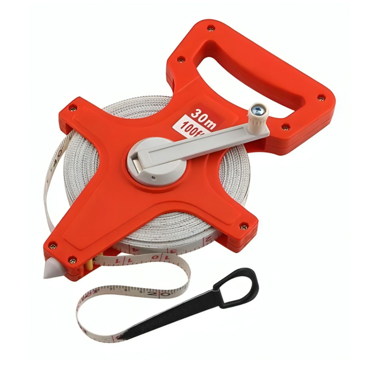 GENERICO - Cinta Métrica Fibra de Vidrio 30m100ft para exterior