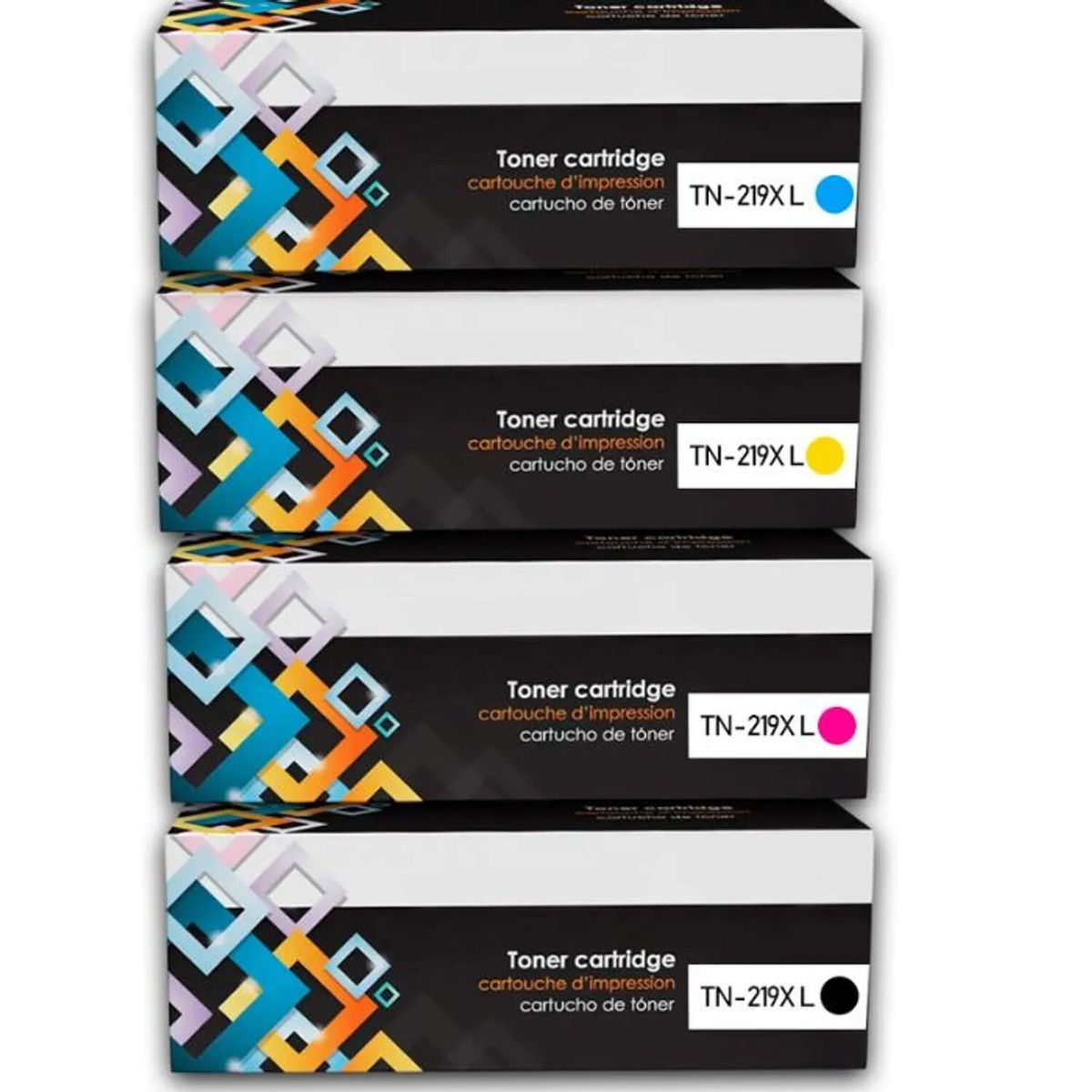 GENERICO - KIT DE TONER COMPATIBLE TN-219XL PARA L3560CDW