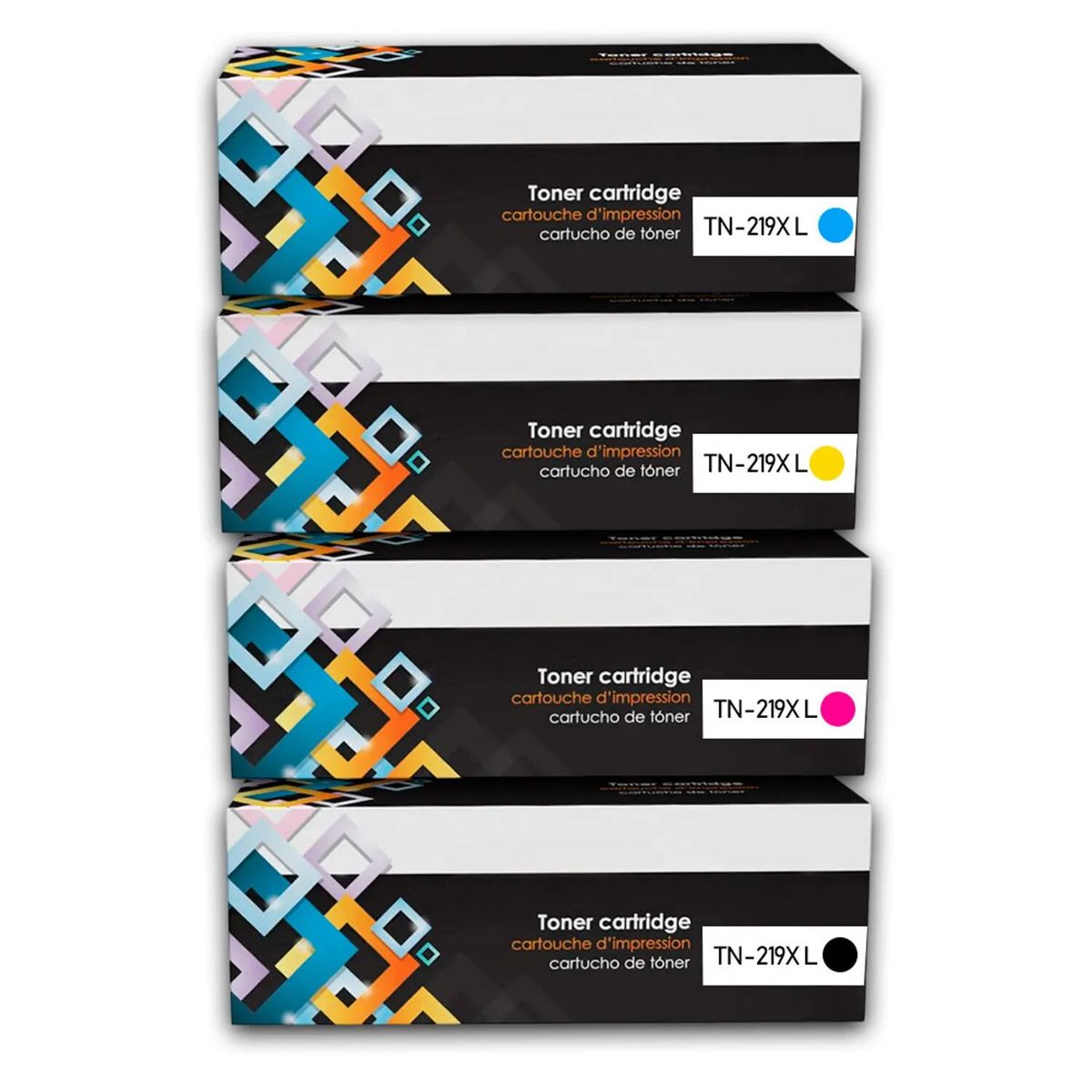 GENERICO - KIT DE TONER COMPATIBLE TN-219XL PARA L3560CDW